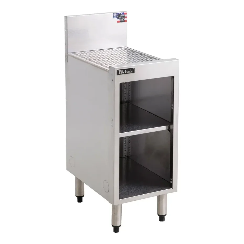 Perlick TS12SC 12″ Stationary Storage Cabinet w/ Open Base, 18 9/16″ Front to Back