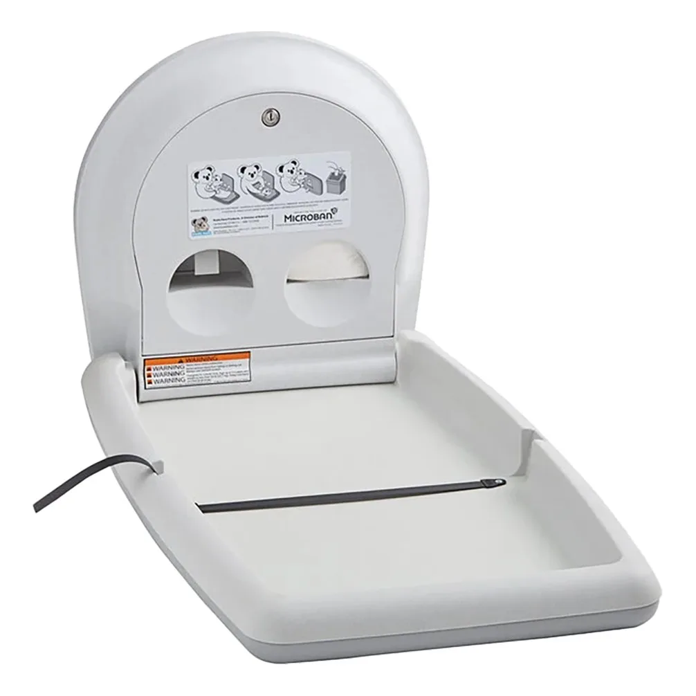 Koala KB301-05 Baby Changing Station, Vertical, White Granite Wall Mount