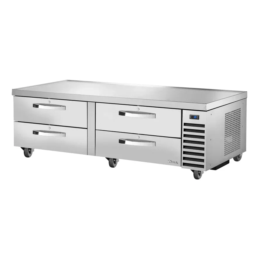 True TRCB-72-HC~SPEC3 72 3/8″ Chef Base w/ (4) Drawers, 115v
