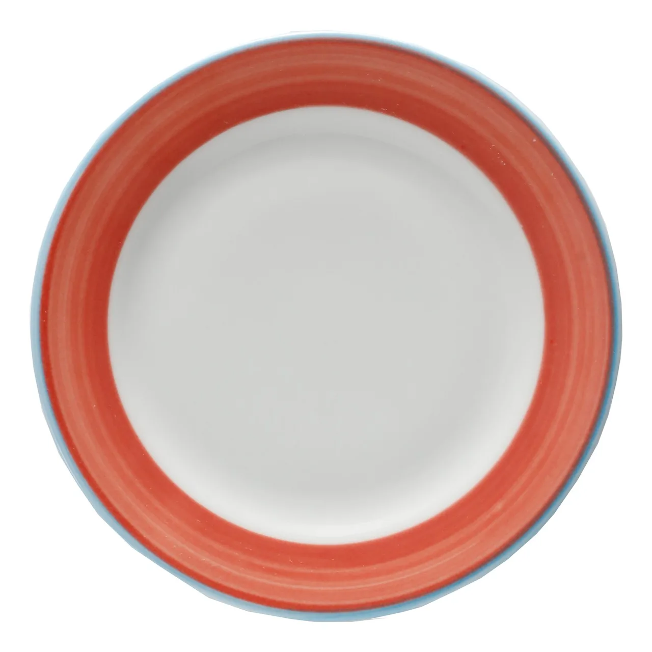 GET PA1602901524 7-1/4" Round Porcelain Plate Rolled Edge ScratchResist MW/DW/OV Safe Blue - Dozen