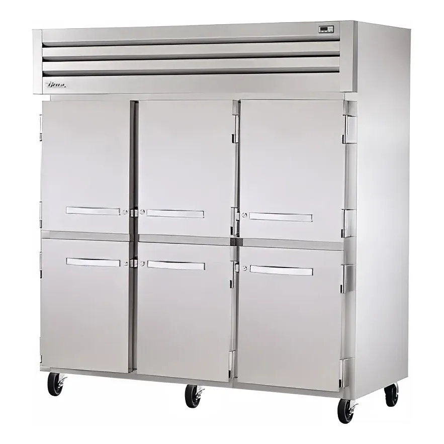 True STG3F-6HS-HC 78″ Three Section Reach In Freezer, (6) Solid Door, 208 230v/1ph