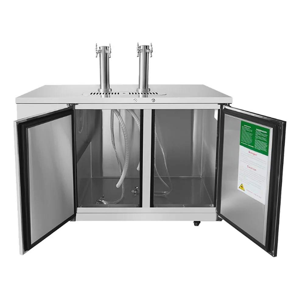 Atosa USA MKC58GR 57“ 2 Towers Draft Beer Cooler Dispenser, 17.3 cu. ft.