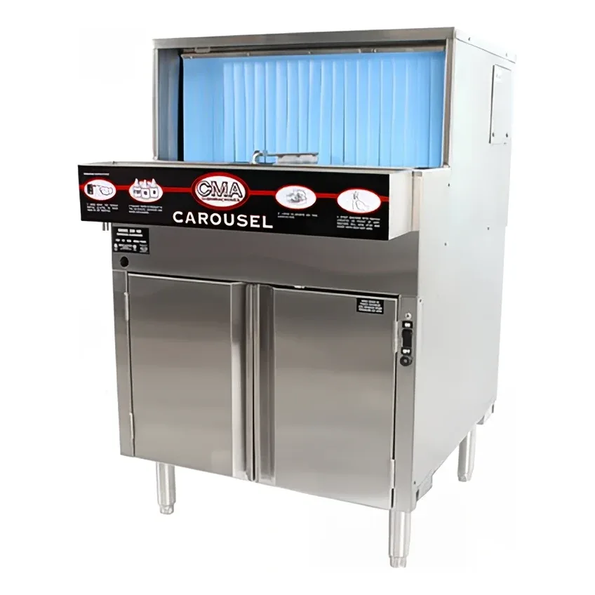 CMA Dishmachines GW-100 Energy Mizer® Low Temp Rotary Undercounter Glass Washer w/ 1000 Glasses/hr Capacity, 120v