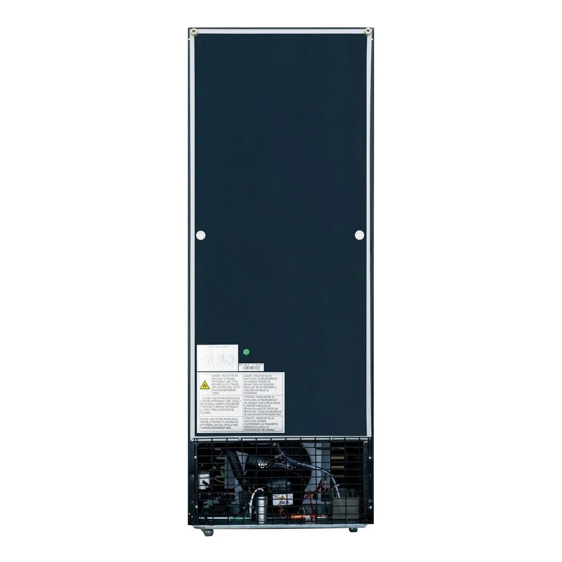 Dukers DSM-15R 27 1/8" One Section Glass Door Merchandiser - (1) Right Hinge Door, Black, 115v