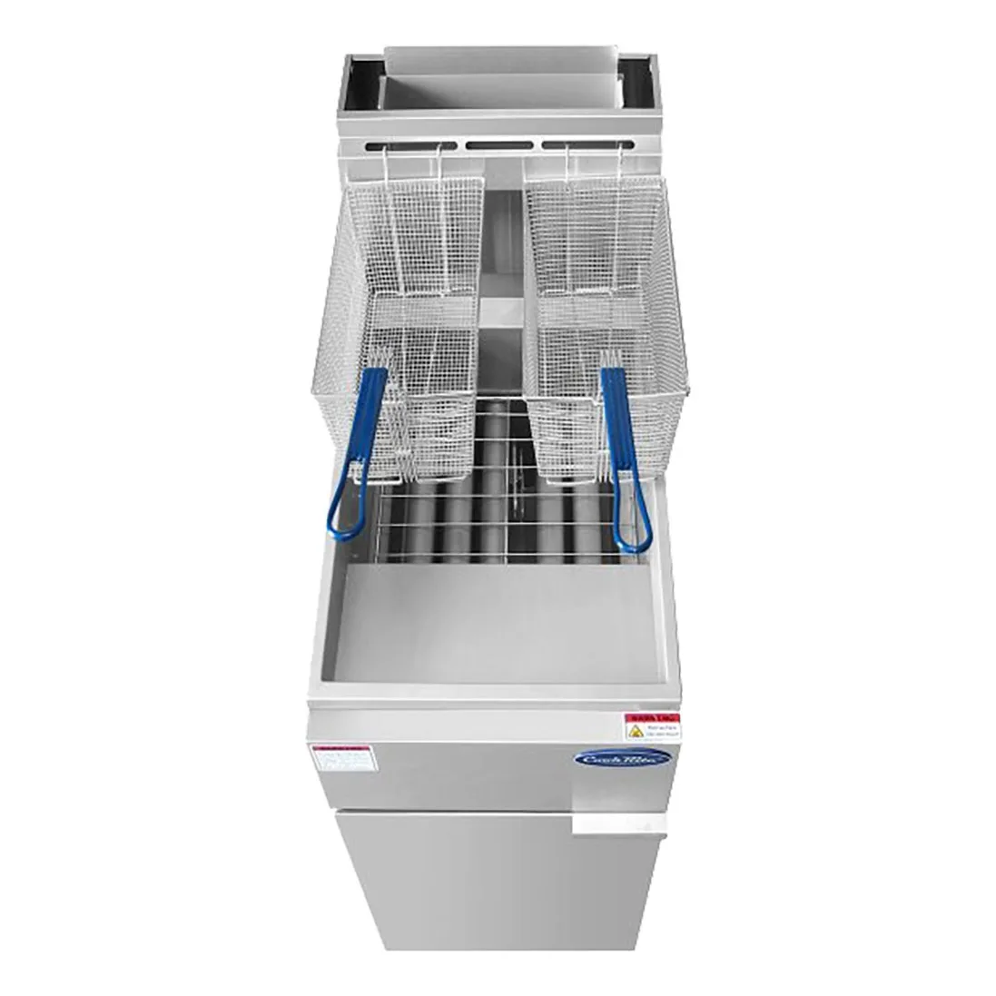 Atosa USA ATFS-40-NG 15" Floor Model Full Pot Natural Gas Fryer w/ 40 Lbs, 102.000 BTU 