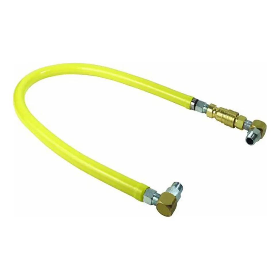 Atosa USA WA300001 Gas Flex Hose, 3/4" x 4 ft. with quick disconnect with (2) elbows