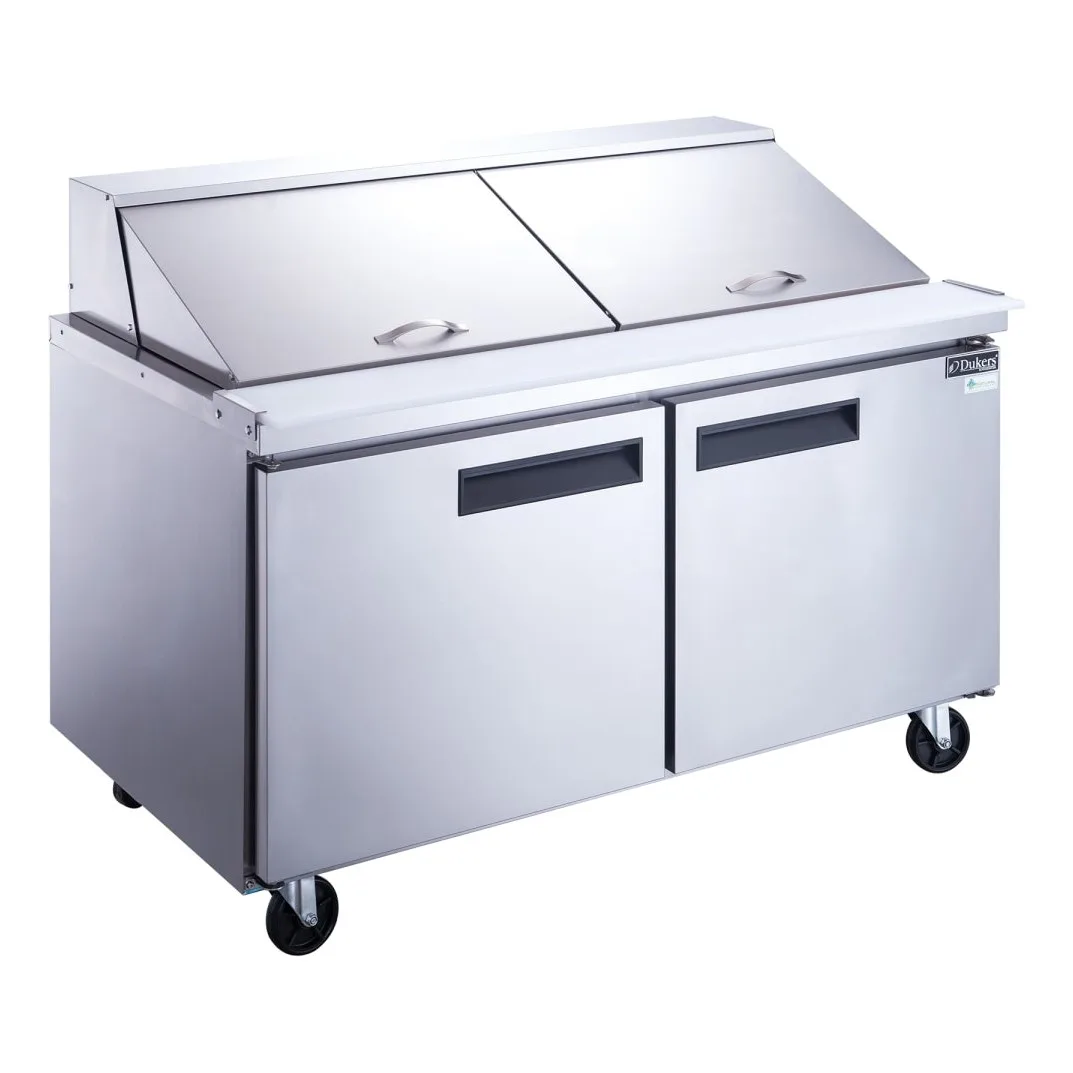 Dukers DSP60-24M-S2 60 1/8" Sandwich/Salad Prep Table w/ Refrigerated Base, 115v