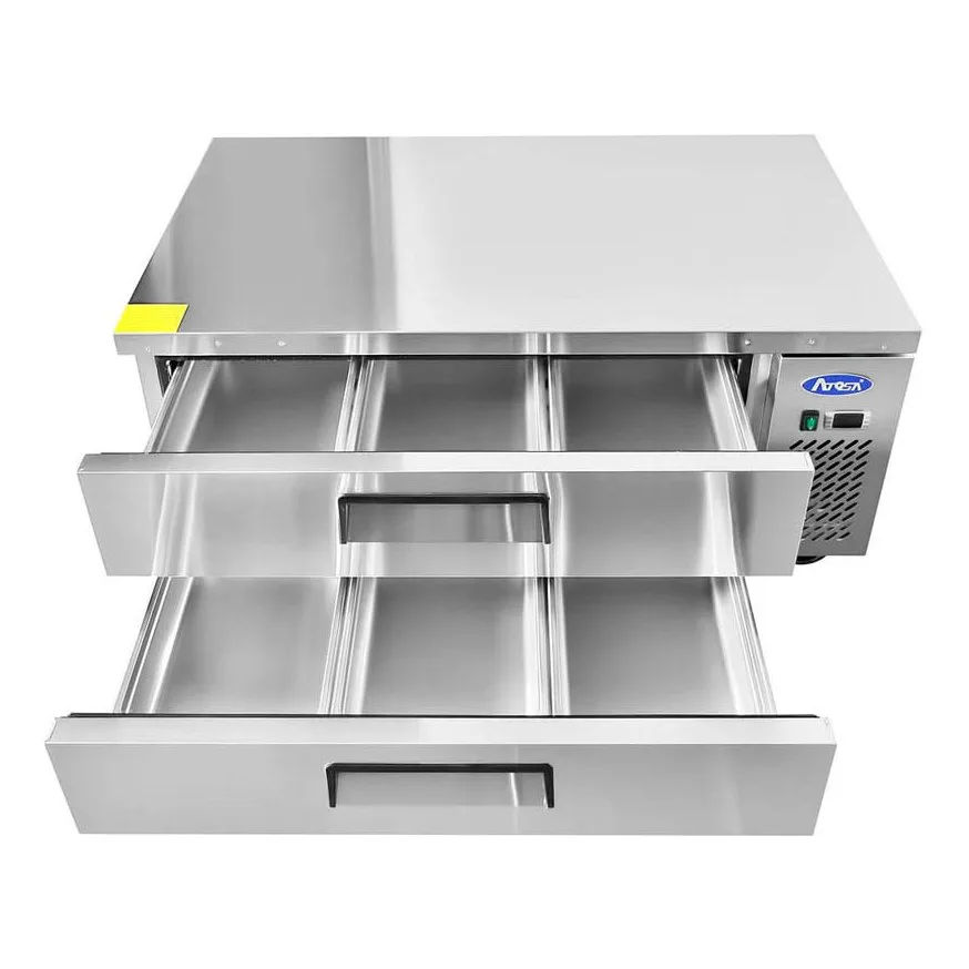 Atosa USA MGF8448GR 35" 2 Drawers Chef Base Refrigerator, 4.7 cu. ft.