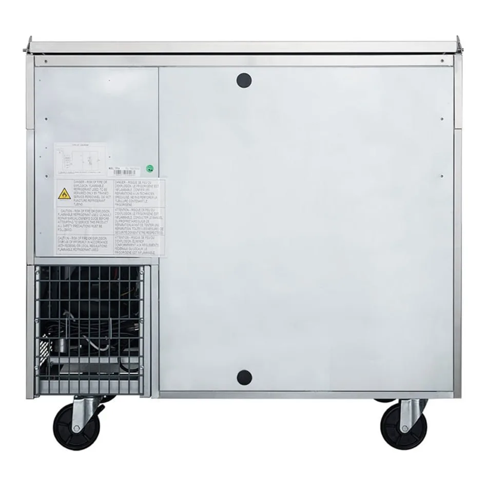 Dukers DPP44-6-S1 44 5/8" Pizza Prep Table w/ Refrigerated Base, 115v
