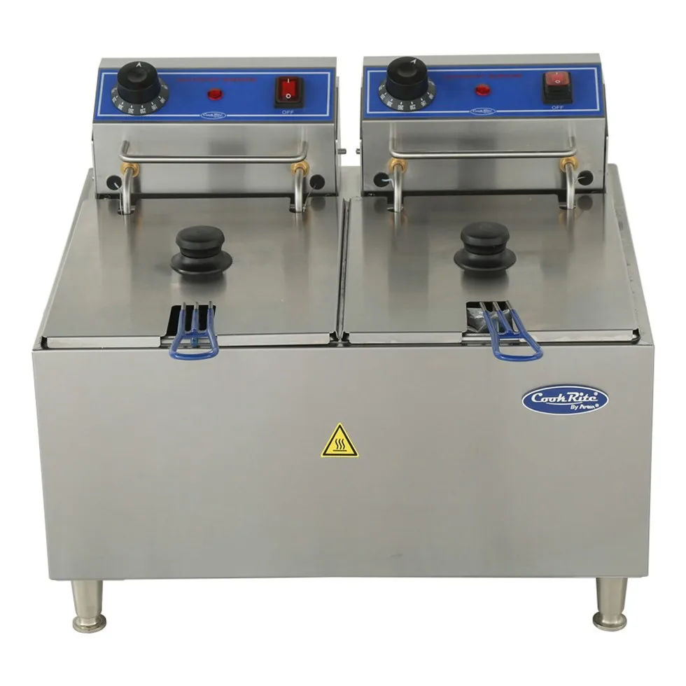 Atosa USA ACEF-32 Split Pot Countertop Electric Fryer