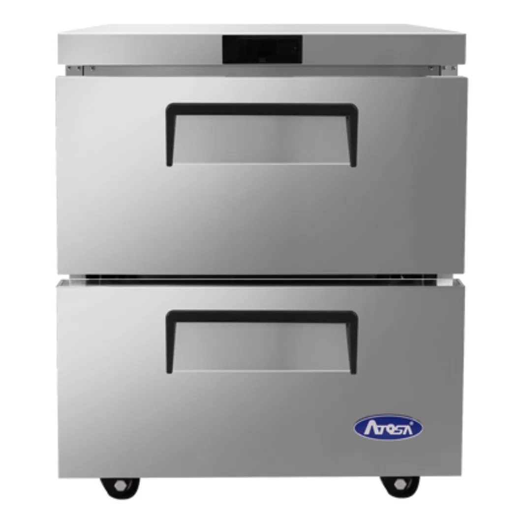 Atosa USA MGF8420GR 27" One Section Undercounter Freezer, 7.15 cu. ft.