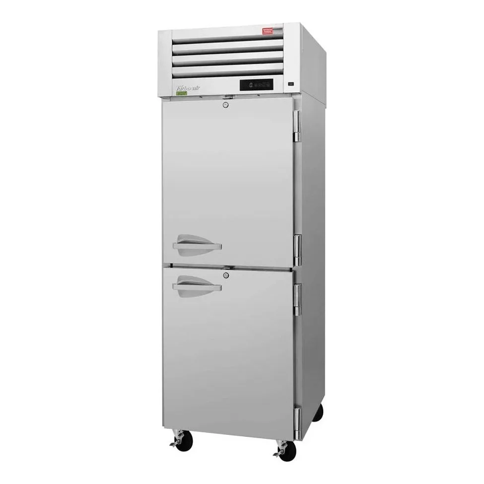 Turbo Air PRO-26-2F-N 28″ One Section Reach-In Freezer w/ 2 Half Solid Doors, All Stainless Steel, 24 cu. ft. 2