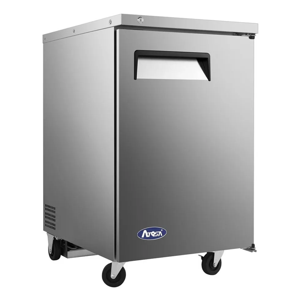 Atosa USA MBB23GR 23“ One Section Back Bar Cooler with Solid Door, 8.2 cu. ft.
