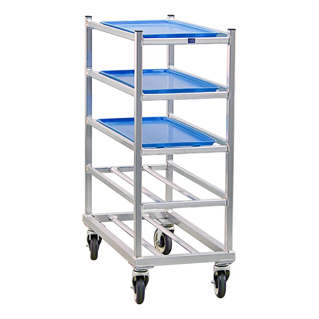 New Age 1354 Aluminum Universal Platter Rack w/ 5 Shelf Capacity