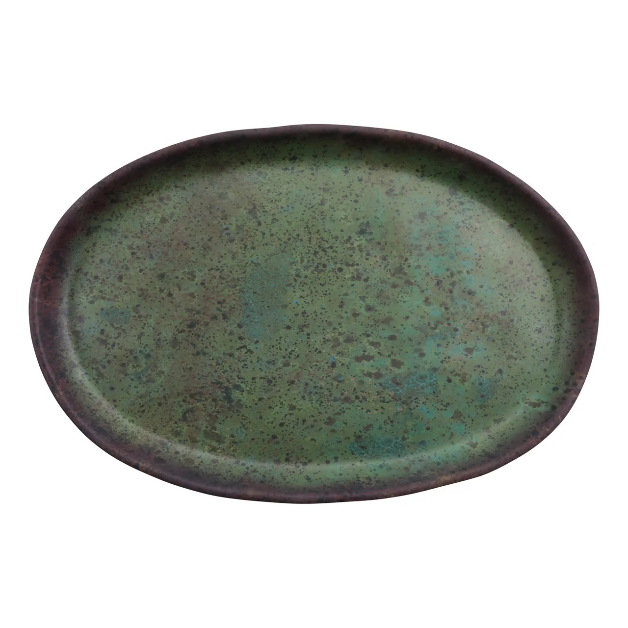 Get 21142-SP Savor Oval Plate, 12" Reusable Plastic Dinnerware, Cheforward Finish - 1/Each