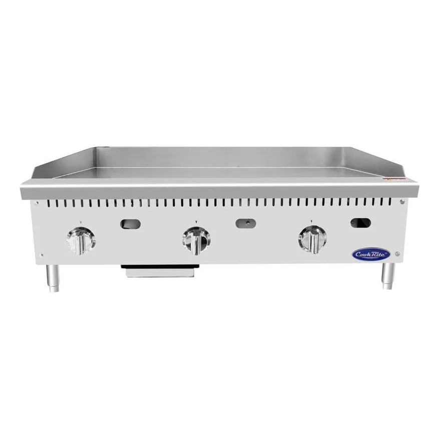 Atosa USA ATTG-36 36" Countertop Gas Griddle with Thermostatic Controls