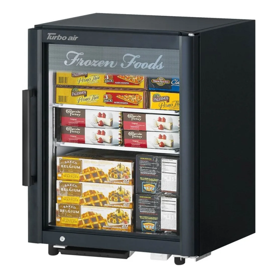 Turbo Air TGF-5SD-N 25″ Countertop Freezer Merchandiser, One Glass Door w/ Lock, 4.26 cu. ft.