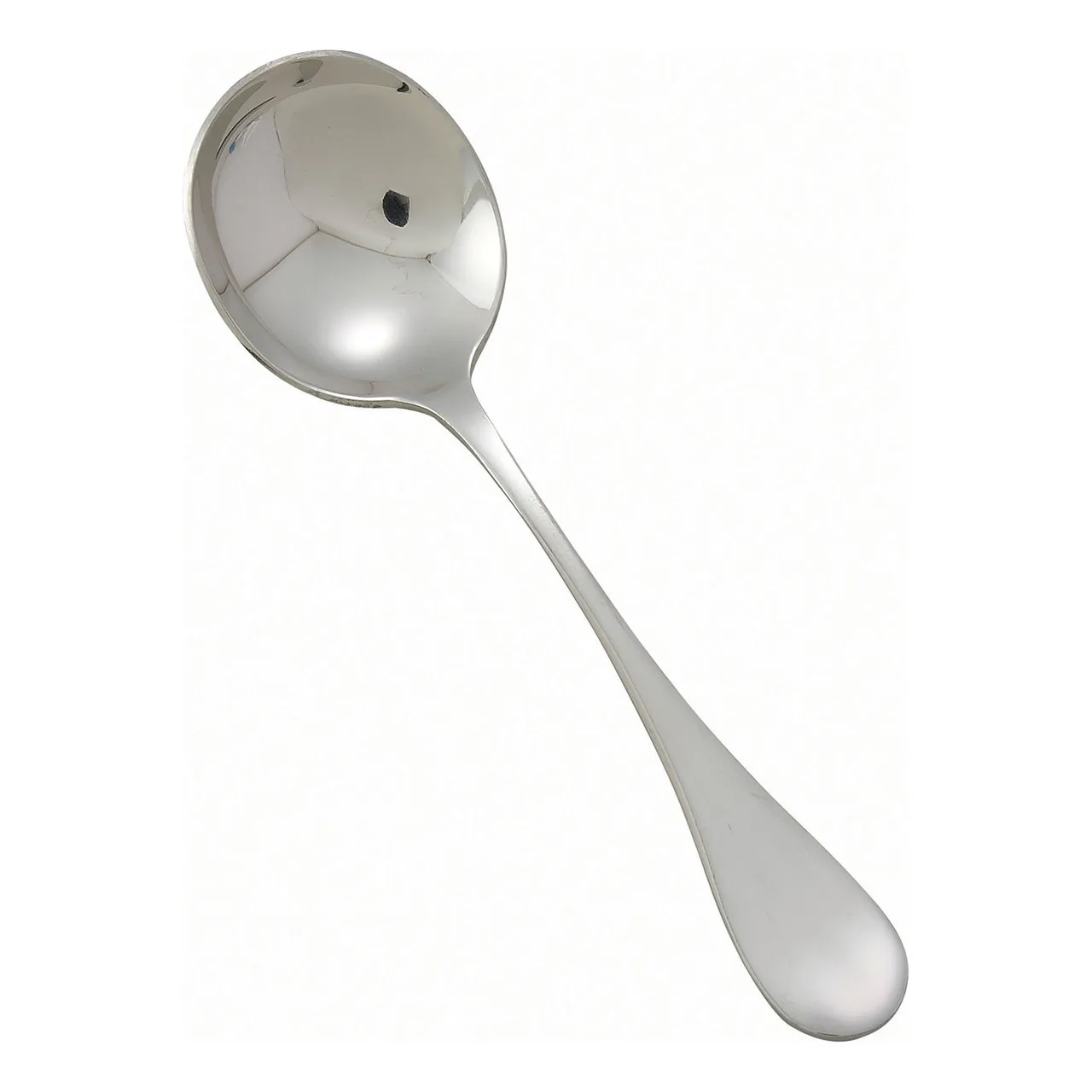 Winco 0037-04 - Venice Mirror-Finish Bouillon Spoon, 6-1/4" Heavy 18/8 Stainless Steel - 1 Dozen