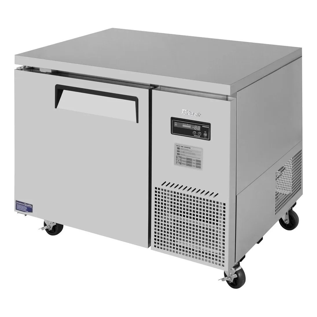 Turbo Air JUR-44D-N 44″ 1-Section Undercounter Refrigerator w/ 1 Door, 11 cu. ft.