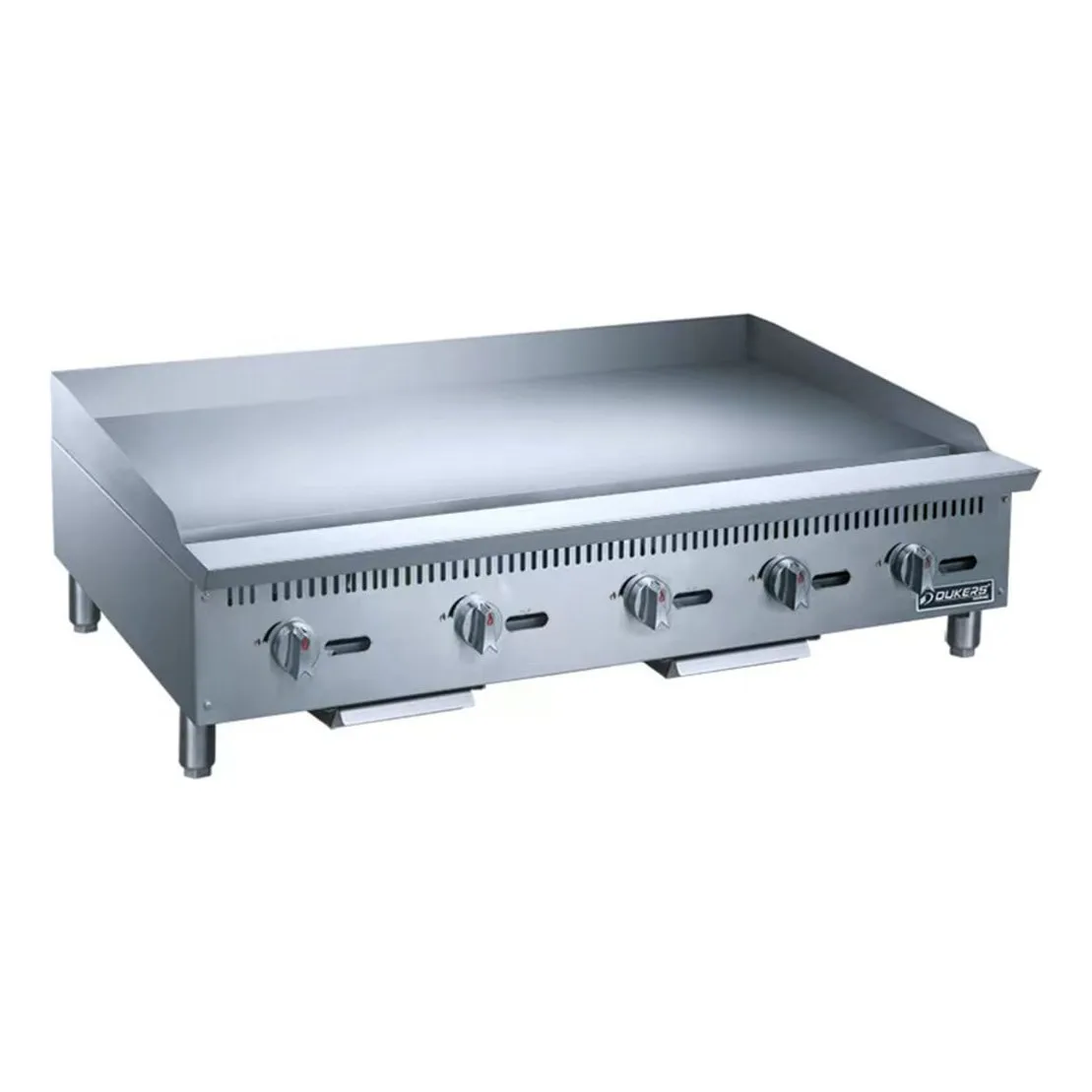 Dukers DCGM60 60" Gas Griddle w/ Manual Controls - 3/4" Steel Plate, Convertible