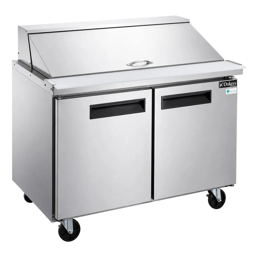 Dukers DSP36-15M-S2 36" Mega Top Sandwich/Salad Prep Table w/ Refrigerated Base, 115v