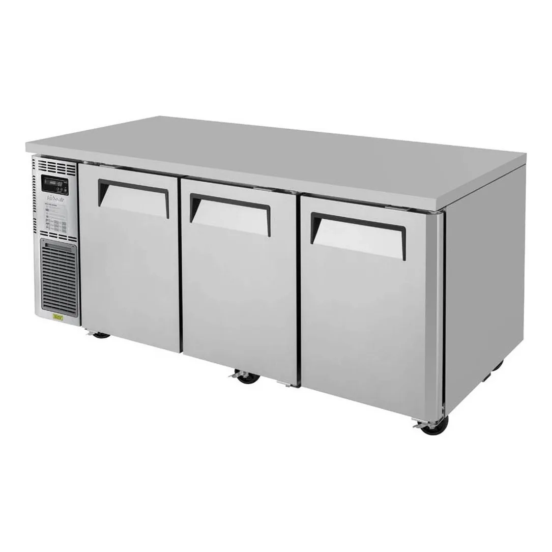 Turbo Air JUR-72-N6 70″ 3-Section Undercounter Refrigerator w/ 3 Doors, 17.2 cu. ft.