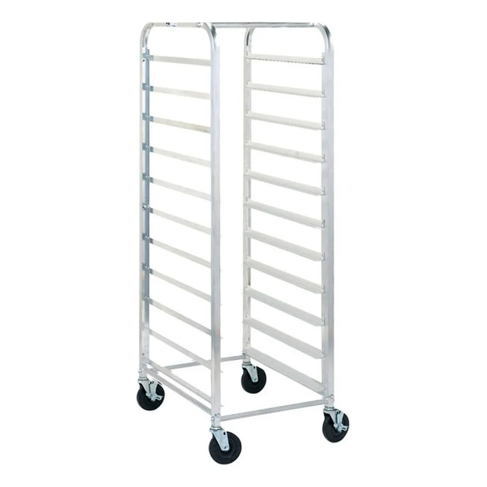 Metro RT183N18 Pan Aluminum Mobile End Load Bun / Sheet Pan Rack, Unassembled