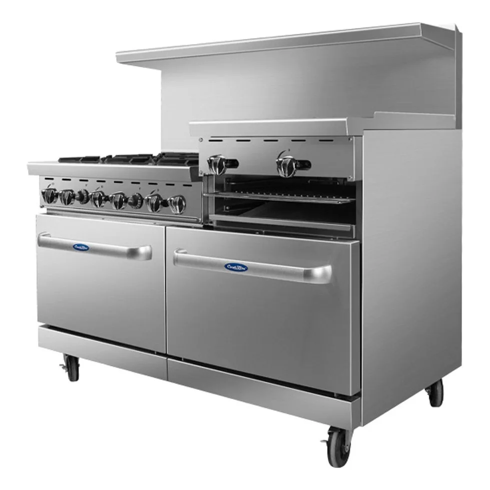 Atosa USA AGR-6B-24RGB-NG Gas 60“ Restaurant Range