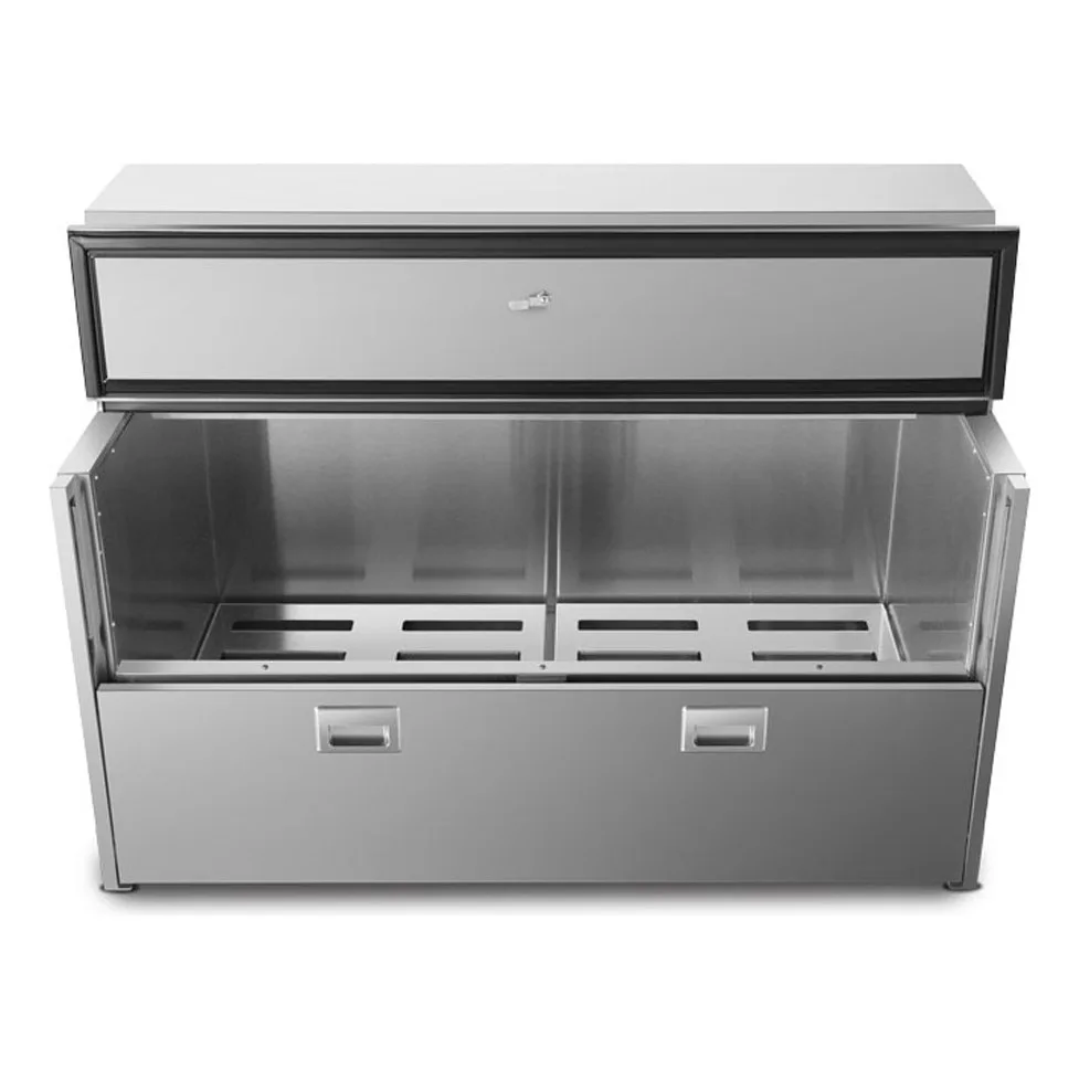 Atosa USA AMC-5801 58“ Single Sided Milk Cooler, Forced Air, 16 Crates Capacity