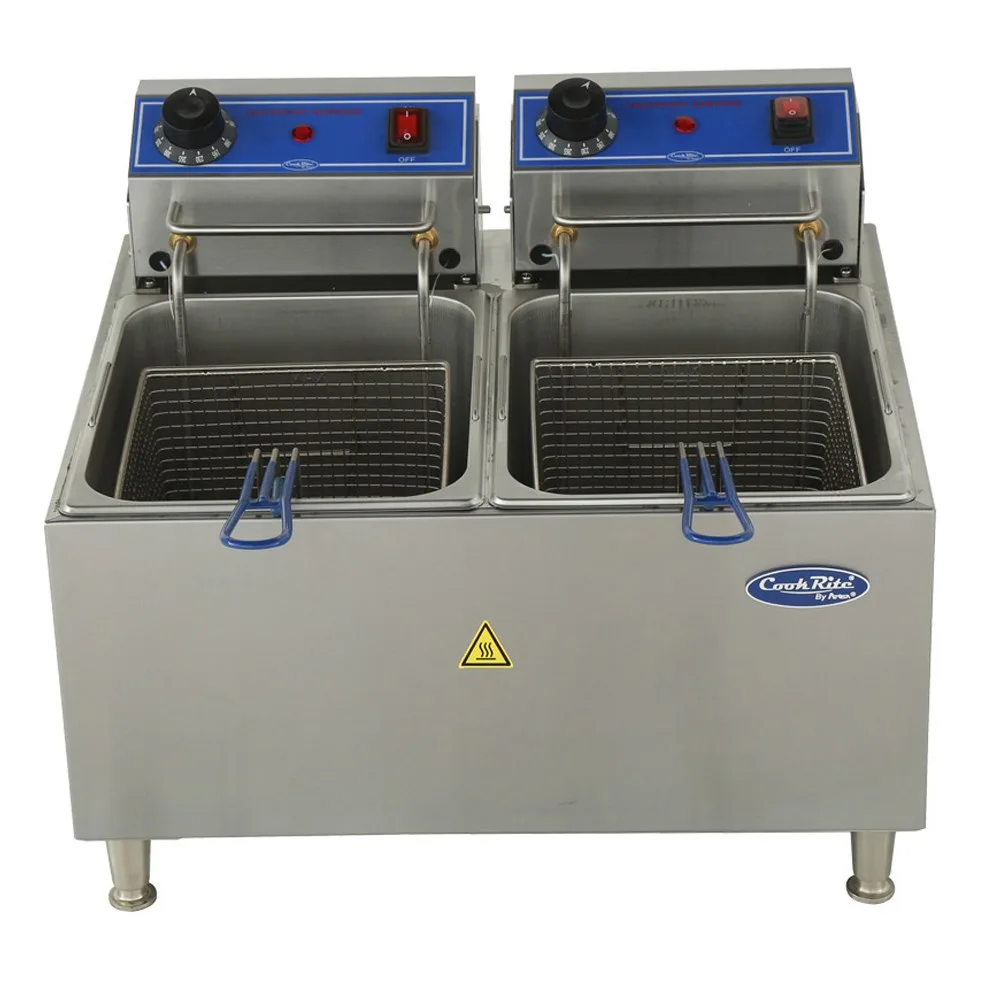 Atosa USA ACEF-32 Split Pot Countertop Electric Fryer