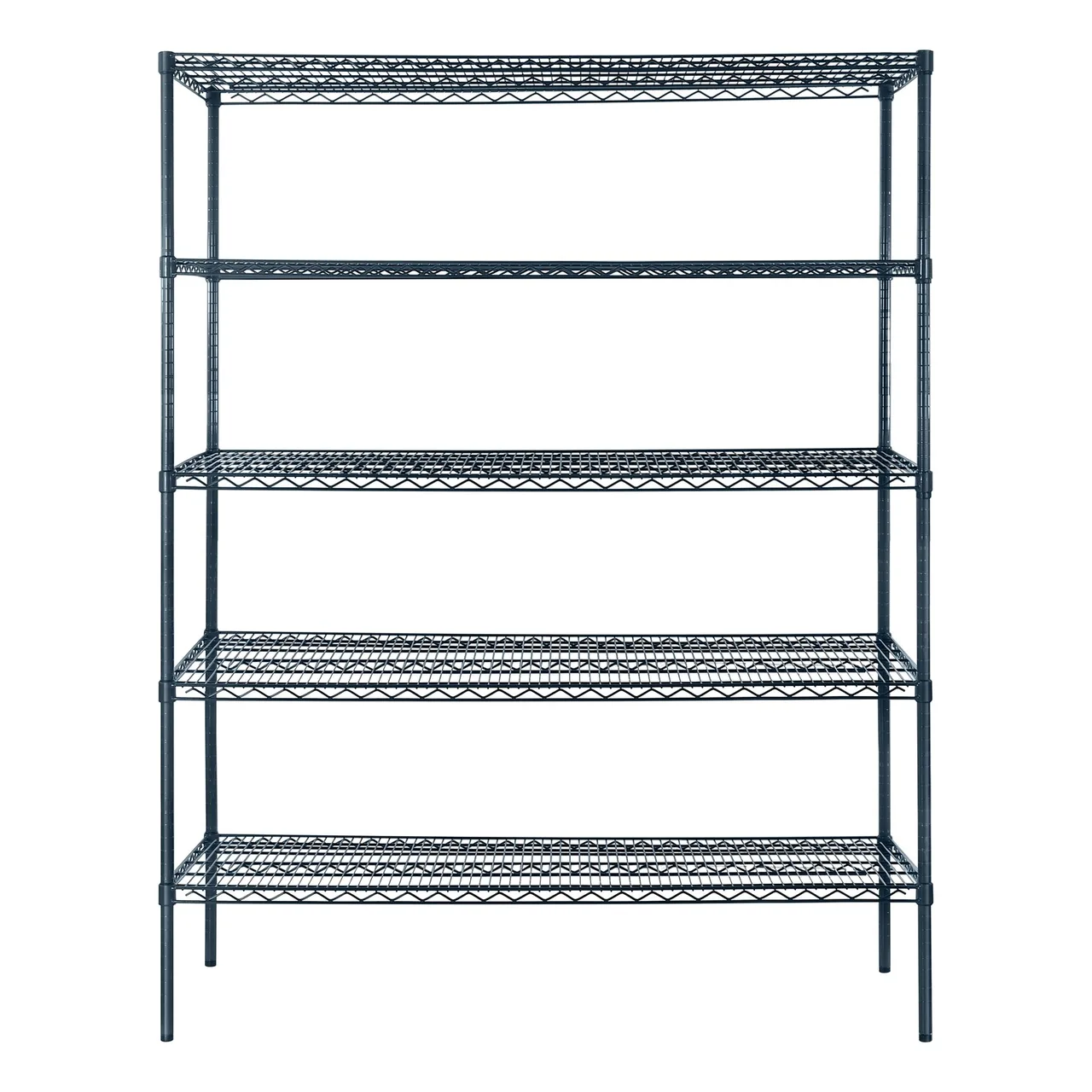 Atosa USA MWSSE242486 5-Tier Epoxy Wire Shelving Unit w/ 86" Posts - 18"W x 24"D