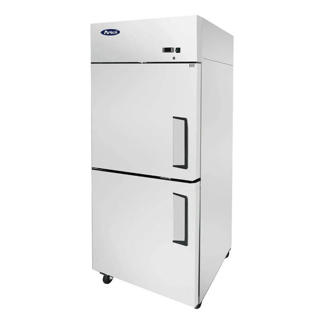 Atosa USA MBF8007GRL 29“ One Section Reach-In Freezer w/ Left Hinged 2 Half Solid Doors, 21 cu. ft.