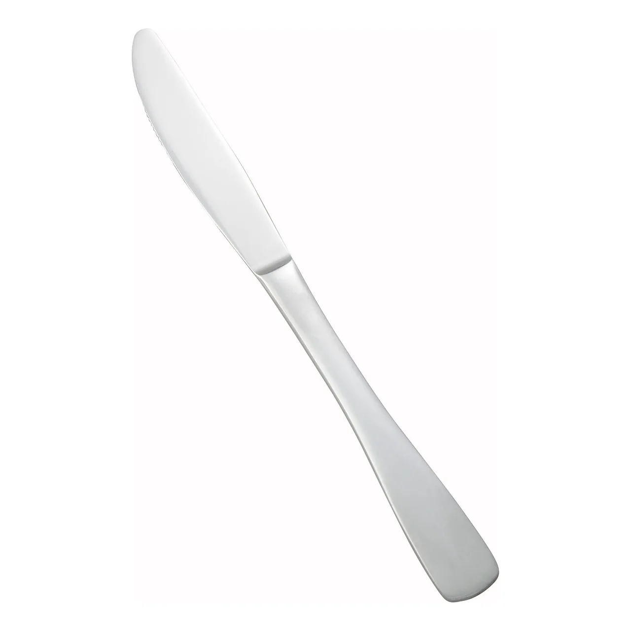 Winco 0016-08 Winston Dinner Knife 8-3/8" Heavy Weight, 18/0 Stainless Steel, Satin Finish - 1 Dozen