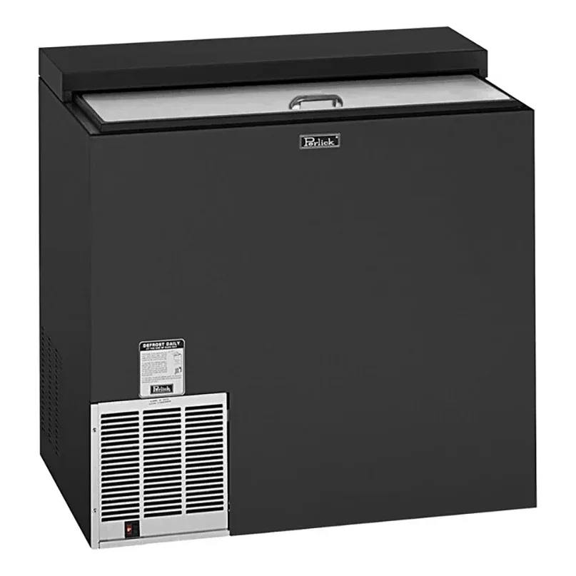 Perlick FR36RT-3 2 Section Glass Chiller w/ 142 Mug Capacity, Black, 120v