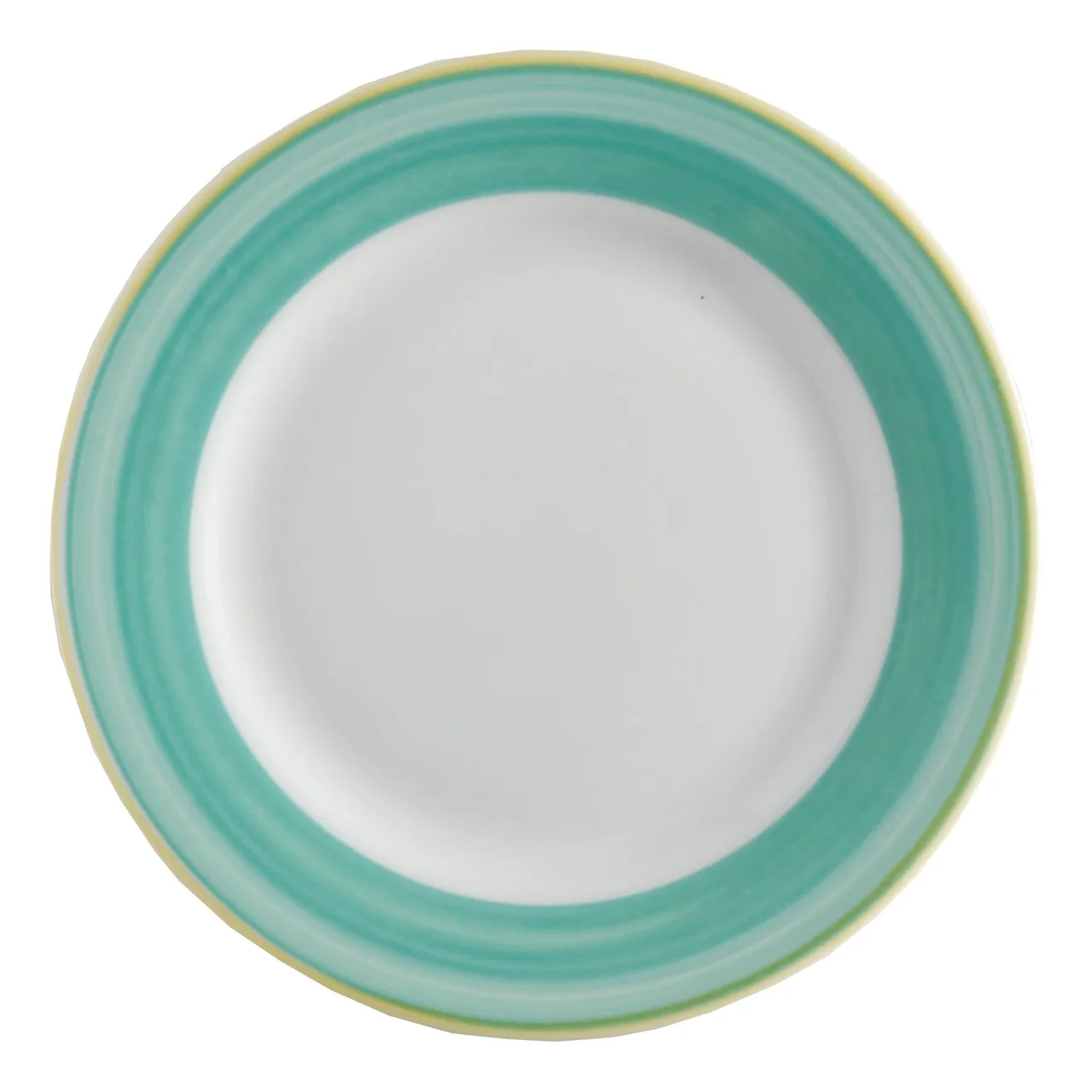 GET PA1603902024 8" Round Porcelain Yellow Rolled Edge Colors Scratch‑Res Microwave 380°F - Dozen