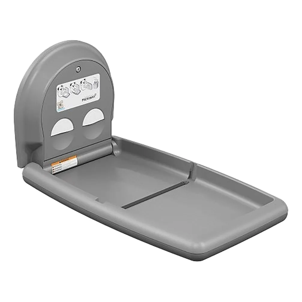 Koala KB301-01 Baby Changing Station, Vertical, Grey Wall Mount