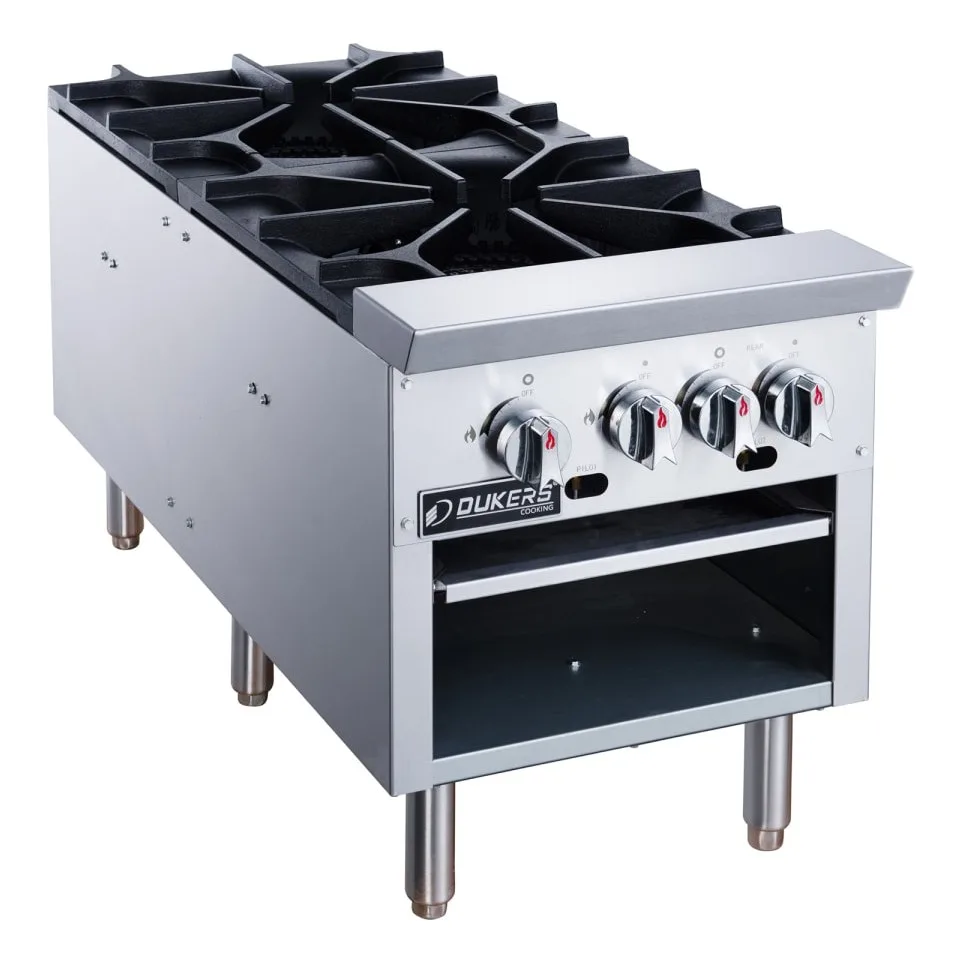 Dukers DCSPA2 2 Burner Stock Pot Range, Convertible