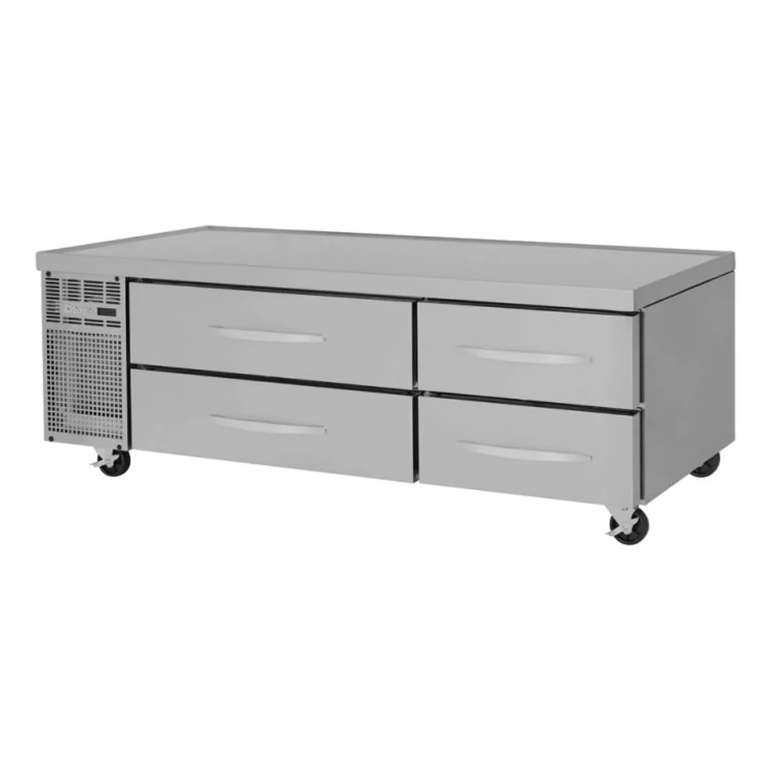 Turbo Air PRCBE-72F-N 72″ 4 Drawers Pro Series Freezer Chef Base, Marine Edge, 12.14 cu. ft.