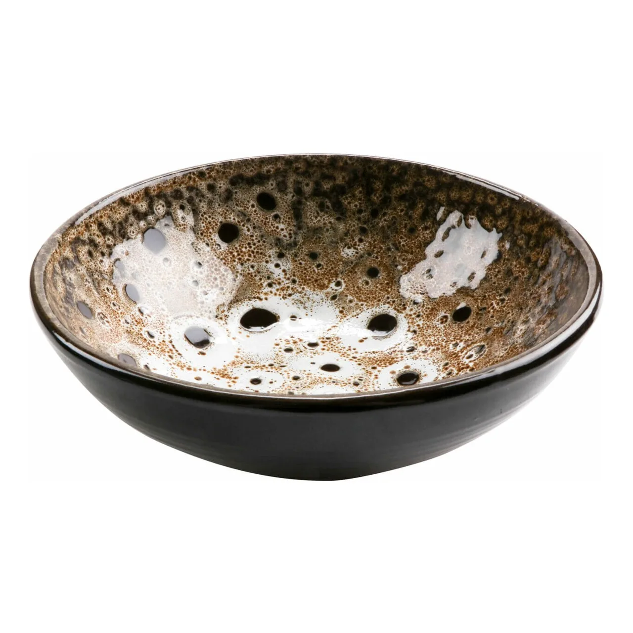 GET SH.SA-1320SBN Stone Heart Sabana Terracotta Chinese Bowl, 8.66"W x 12.2"D x 8.66"H