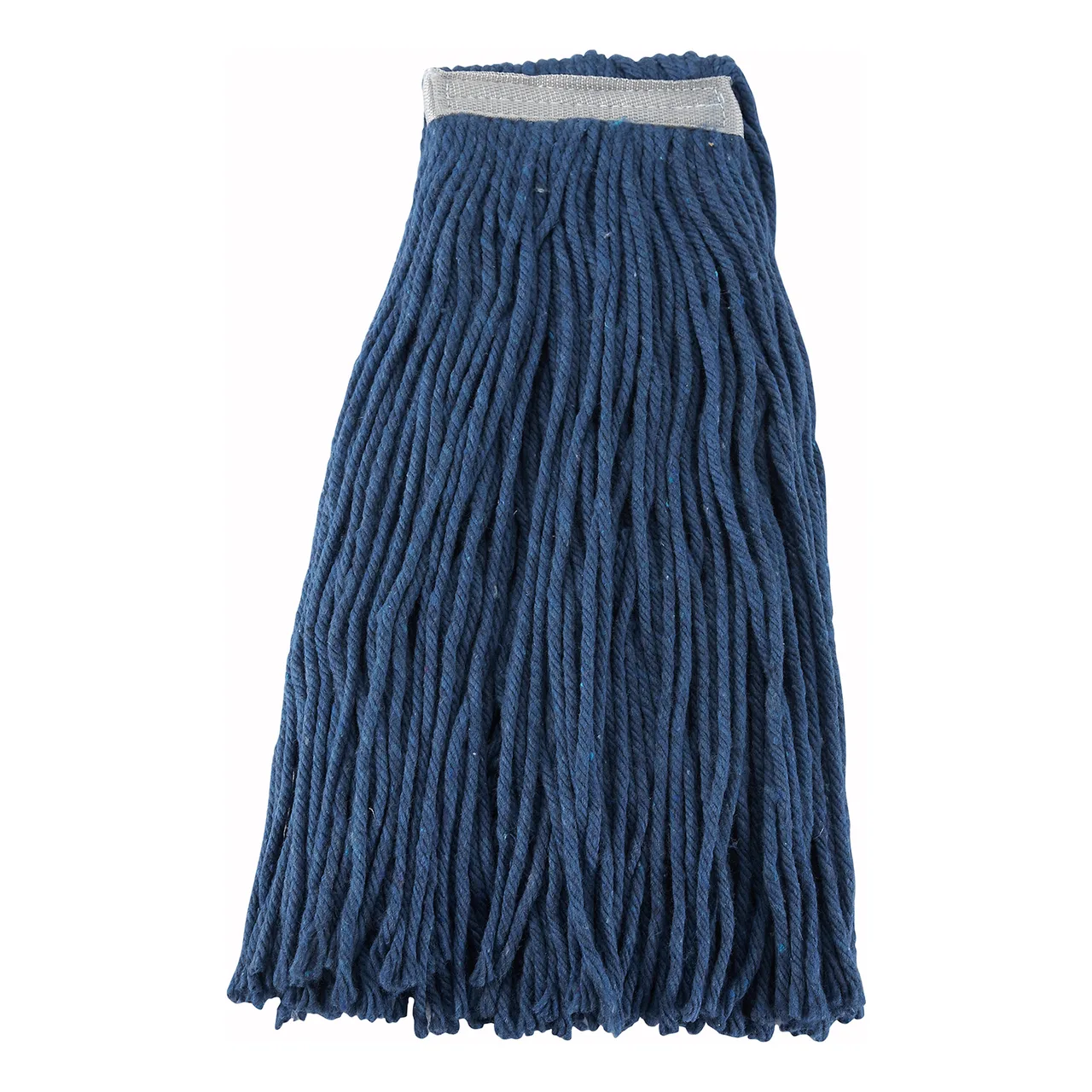 Winco MOP-24C Wet Mop Head, 24 oz. (680g), Cut-End, 1-1/4" Band, Blue