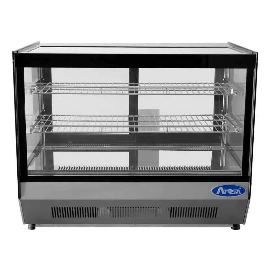 Atosa USA CRDS-42 27" Countertop Refrigerated Display Case w/ Sliding Glass Door, 4.2 cu. ft.