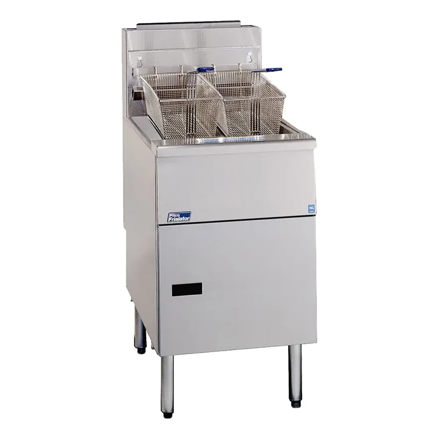 Pitco SG18-S Gas Fryer – (1) 90 lb Vat, Floor Model, Natural Gas