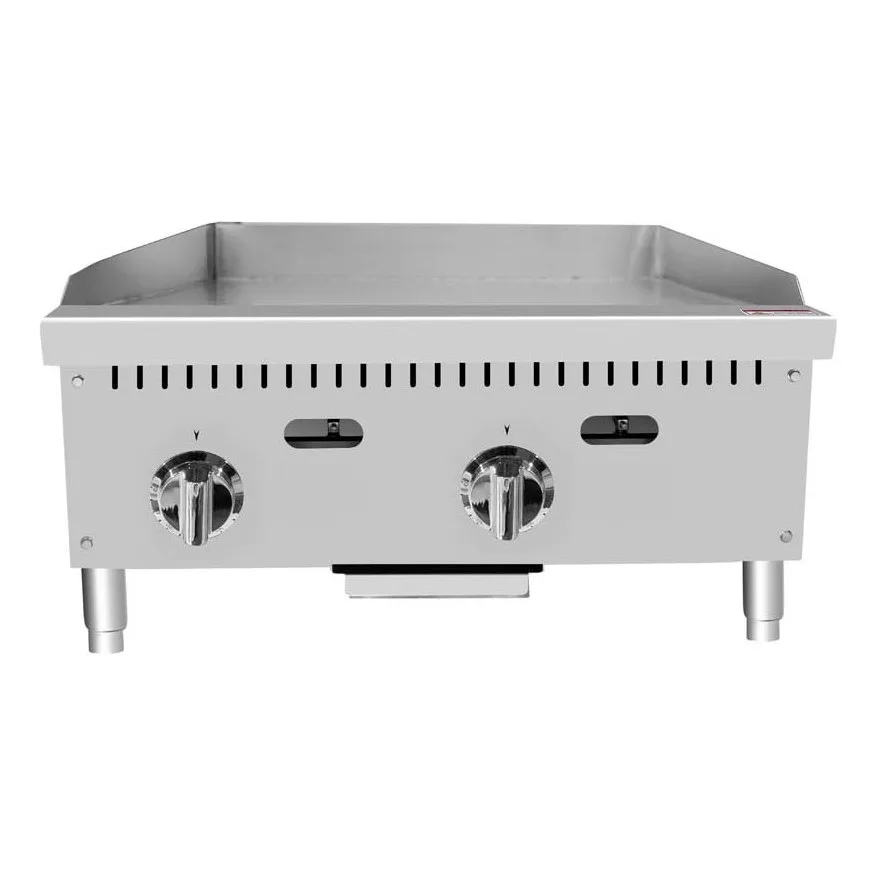 Atosa USA ATTG-24 24" Countertop Gas Griddle with Thermostatic Controls