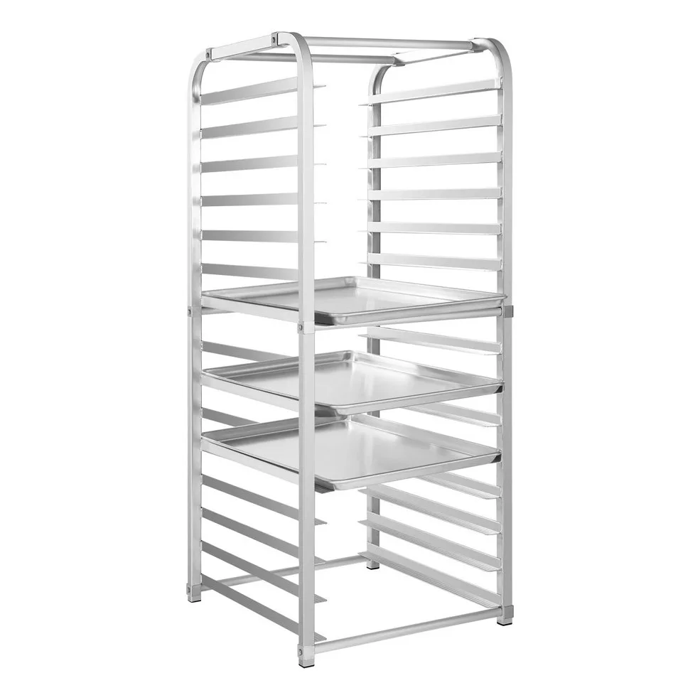 Atosa USA MPRA-15, 15 Pan Stainless Steel End Load Reach-In Refrigerator Sheet Pan Rack - Full Size