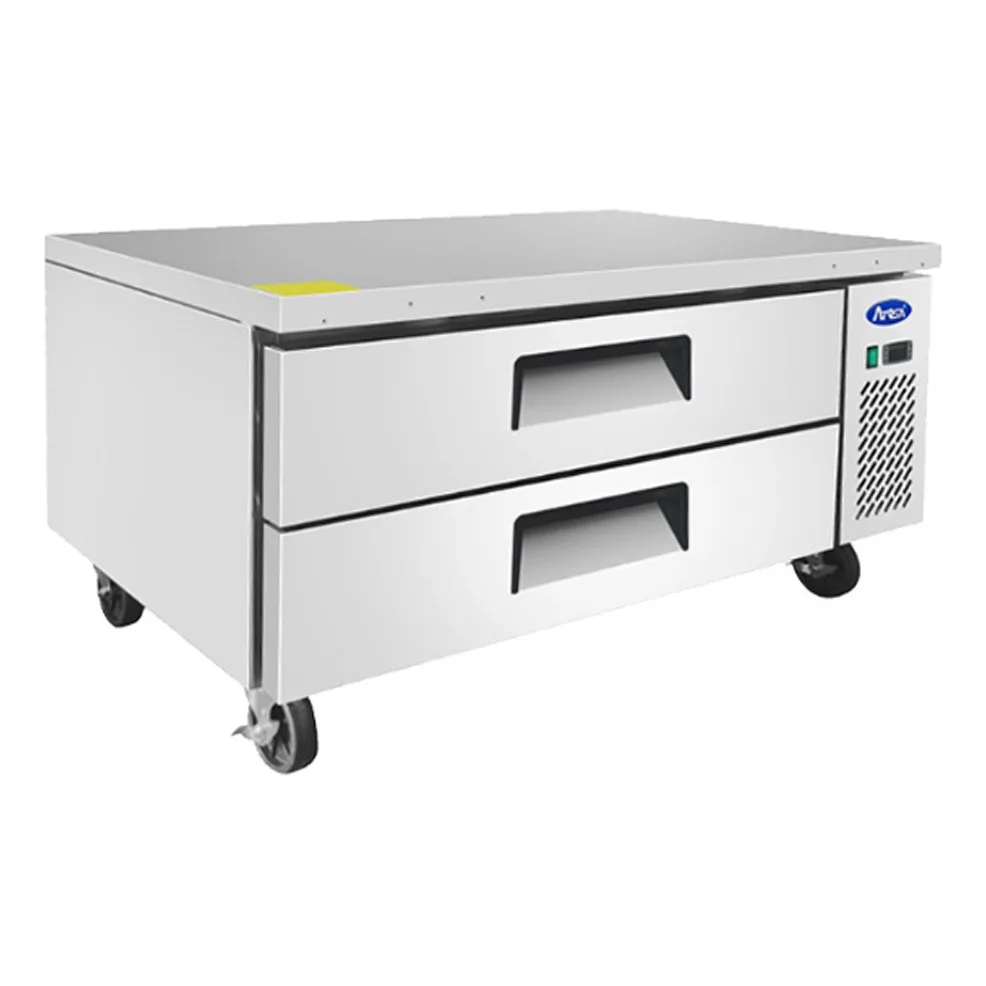 Atosa USA MGF8450GR 48“ 2 Drawers Refrigerated Chef Base, Stainless Steel, 7.7 cu. ft.