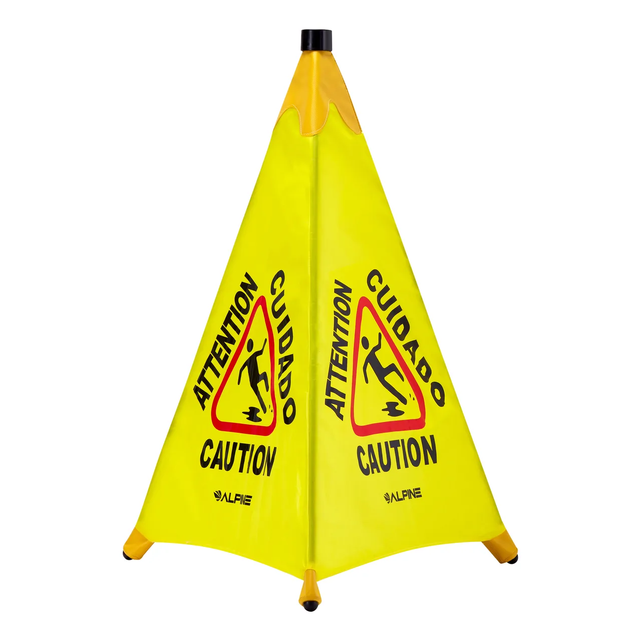 Alpine Industries ALP498-30 Pop-Up Wet Floor Sign, "Caution"