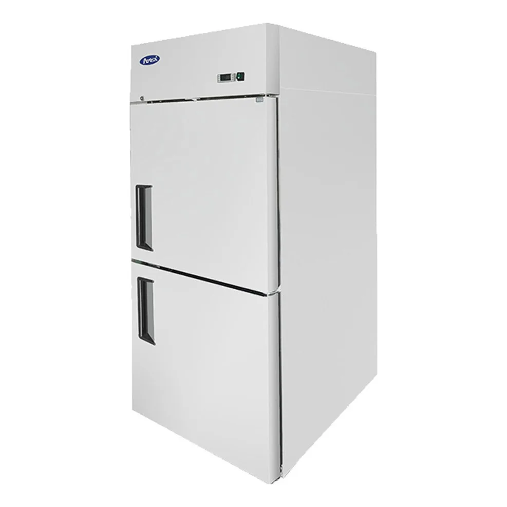 Atosa USA MBF8010GR 28“ One Section Reach-In Refrigerator w/ Right Hinged 2 Half Solid Door, Top Mounted, 21 cu. ft.