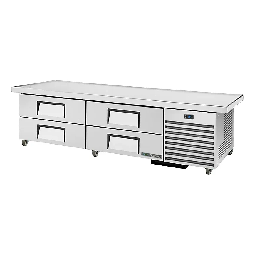 True TRCB-79-86-HC 86″ Chef Base w/ (4) Drawers – 115v