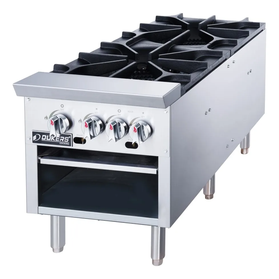 Dukers DCSPA2 2 Burner Stock Pot Range, Convertible