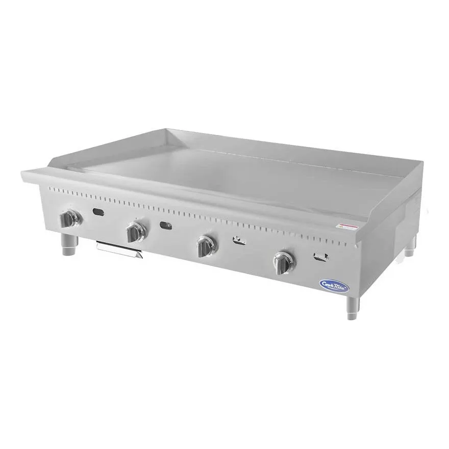 Atosa USA ATTG-48 48" Countertop Gas Griddle with Thermostatic Controls